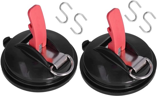 2er-pack Hochleistungs-saugnapfanker – Für Autos/boote – 20 Kg
