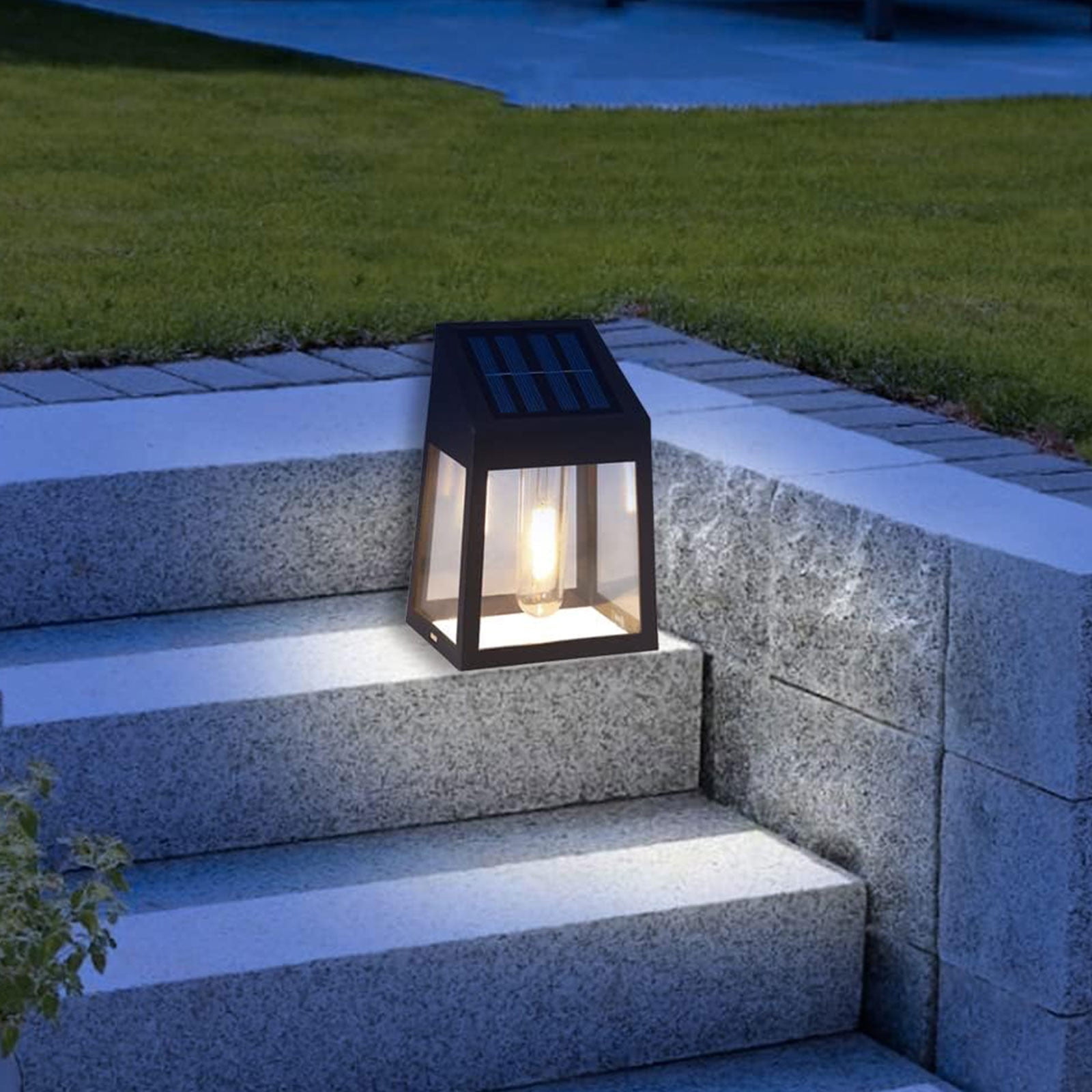 Zwei Wasserdichte Solar-wandleuchten Mit Bewegungsmeldern Für Den Außenbereich, Ideal Für Garagen, Veranden, Terrassen Und Türen.