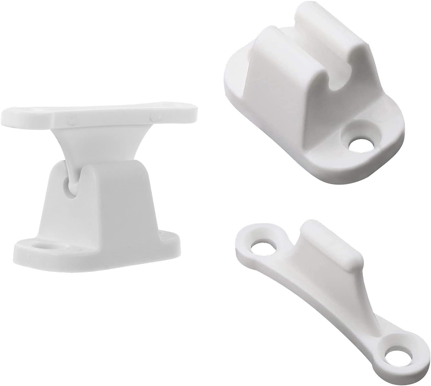4 Paar Türbefestigungssets, T-förmige Türstopper-befestigungsklammern, Türstopper, Elastische Nylon-anschlagbegrenzer Für Wohnmobile