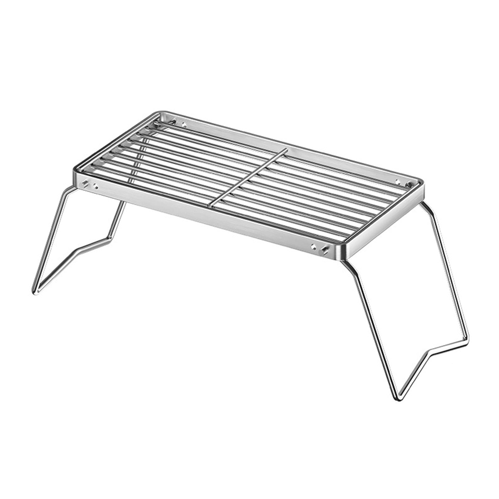 Tragbarer, Faltbarer Campingkocher Mit Grillfunktion Ausziehbarer Back- Und Kochrost (40 X 16 X 13 Cm), Geeignet Für Grillen Im Freien, Teezubereitung Und Den Gebrauch Zu Hause