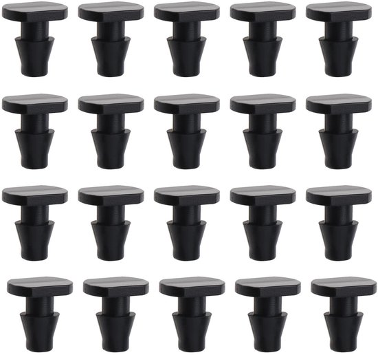 9 - Bewässerungsrohrstopfen - Tropfbewässerungs-fittings - Schwarz - Garten-ersatzstopfen - 100 Stück - Passend Für 4/7-zoll-rohre