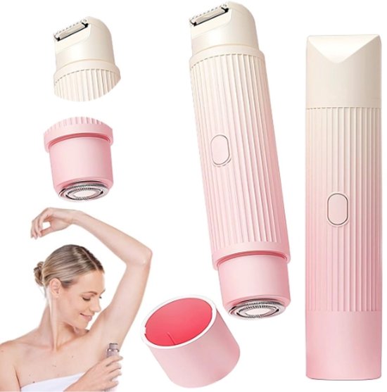 2-in-1 Haarentfernungsgerät Für Frauen – Elektrisches Haarentfernungsgerät – Bikini-trimmer – Mini-haarentfernungsgerät Für Nass- Und Trockenhaarentfernung – Farbverlauf Lila