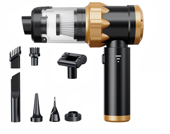 Akku-handstaubsauger Für Autos, 22000 Pa, Bürstenloser Motor, Schwarz