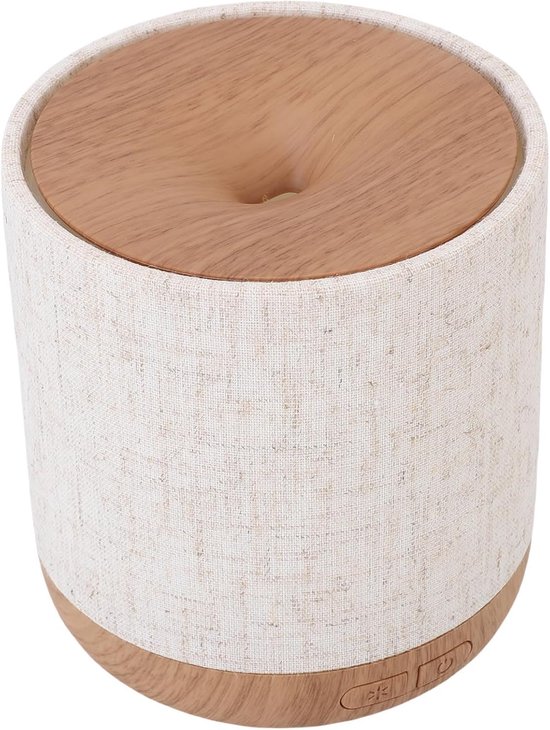Luftbefeuchter – Mit Stoffbezug Und Nachtlicht – Ultraschall-aroma-diffusor – Luftbefeuchter Mit Licht – Schlafzimmerdekoration – Kleiner Luftbefeuchter – 200 Ml
