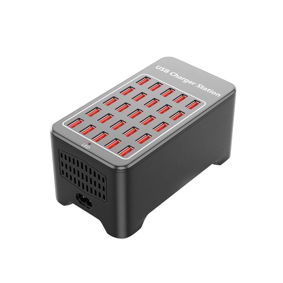 25-w-usb-hub Und 150-w-universal-schnellladestation Für Die Wandmontage, Geeignet Für Mobiltelefone, Inklusive Netzteil Und Europäischem Stecker