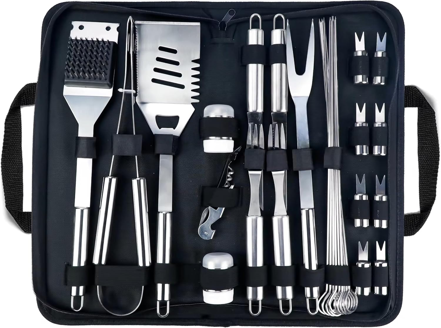 Grillbesteck-set - 29-teiliges Grillbesteck-set Mit Aufbewahrung