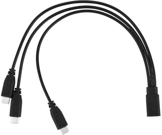 Usb-c-aufteilung – 3-in-1-lade- Und Datenübertragung – 32 Cm Lang
