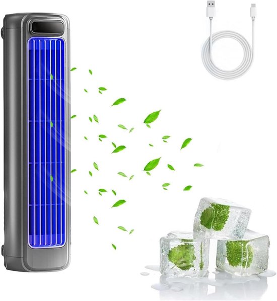 Tragbare Klimaanlage, 3-in-1 Mini-turmventilator Mit Drei Geschwindigkeitsstufen Und Blattloser Luftzirkulation.