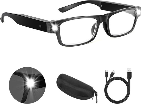 Vergrößerungsglas, 300% Vergrößerung, Zum Aufstecken, Mit Led-licht Und Usb-aufladung, Zum Lesen Und Basteln, Für Senioren Und Hobbyisten