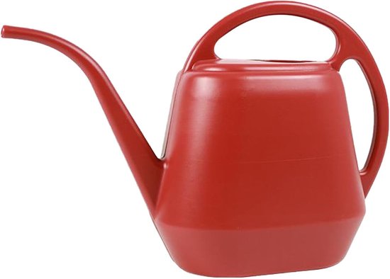 4-liter-gartengießkanne Und Pflanzensprüher Aus Leichtem, Burgunderrotem Kunststoff