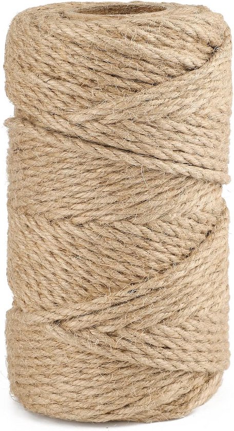 6 Mm Dickes Juteseil – Geeignet Für Heimwerken, Gartenarbeit Und Camping – 50 Meter