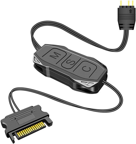 Argb-controller – Beleuchtungsmodul – Computergesteuerte Beleuchtung – Mehrere Modi – 11,3 X 7,7 Cm
