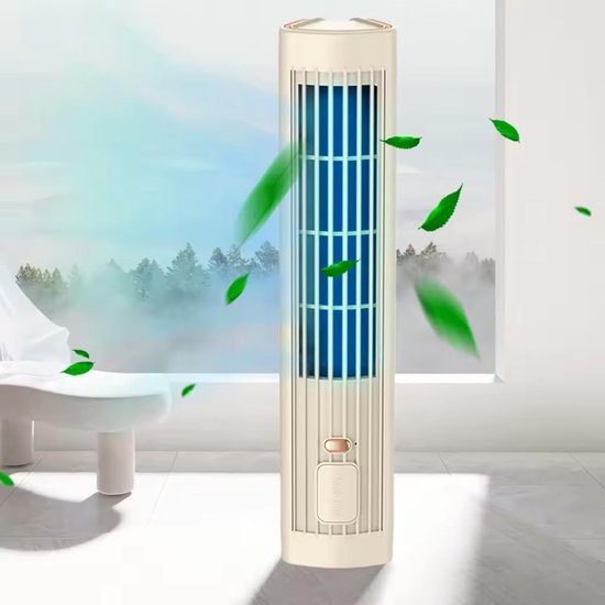Dieser Leise, Wiederaufladbare Tischventilator Verfügt Über Einen Einstellbaren Luftstrom Und Ist Aus Abs-material Gefertigt, Wodurch Er Sich Sowohl Für Büros Als Auch Für Schlafzimmer Eignet.