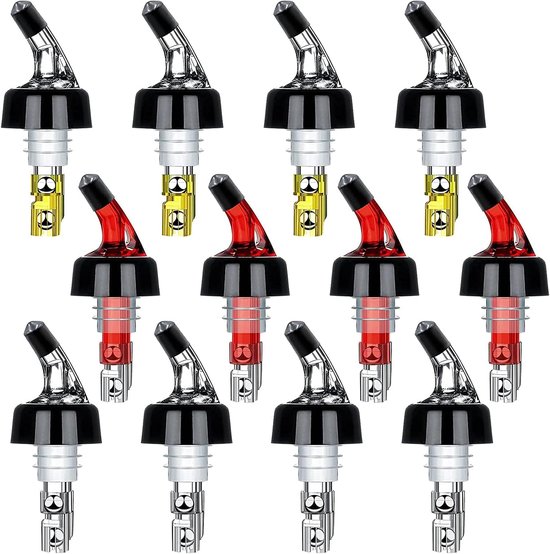 Automatische Messbecher – Schnelles Abmessen Von Spirituosen/getränken/wein/cocktails/hausbar-zubehör – 1 Oz/30 Ml (12er-packung)