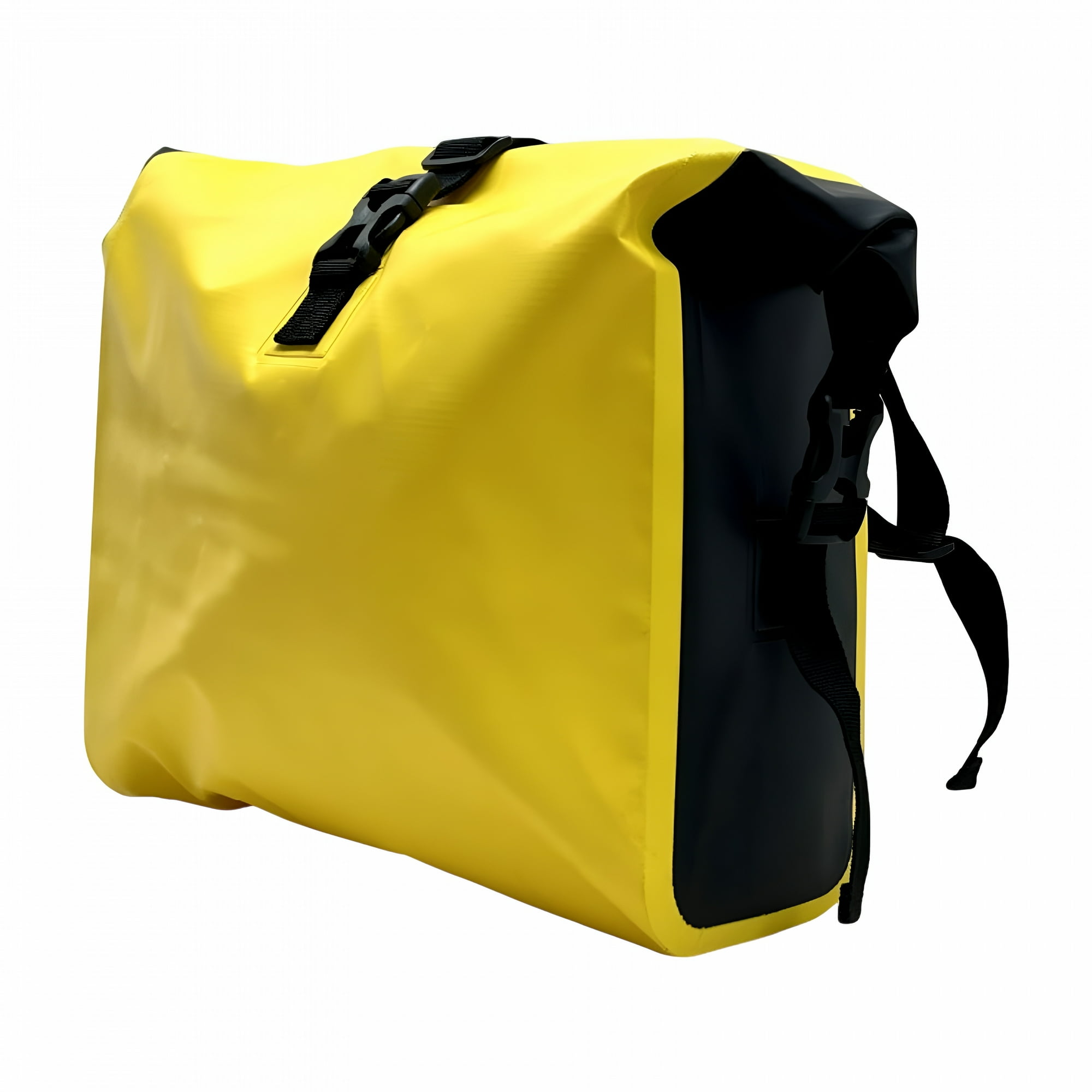 Wasserdichter Fahrradrucksack Mit Gepäckträger, Pvc-satteltasche, Geeignet Für Pendler, Allgemeine Waren Und Mountainbike-/rennradzubehör, Gelb.