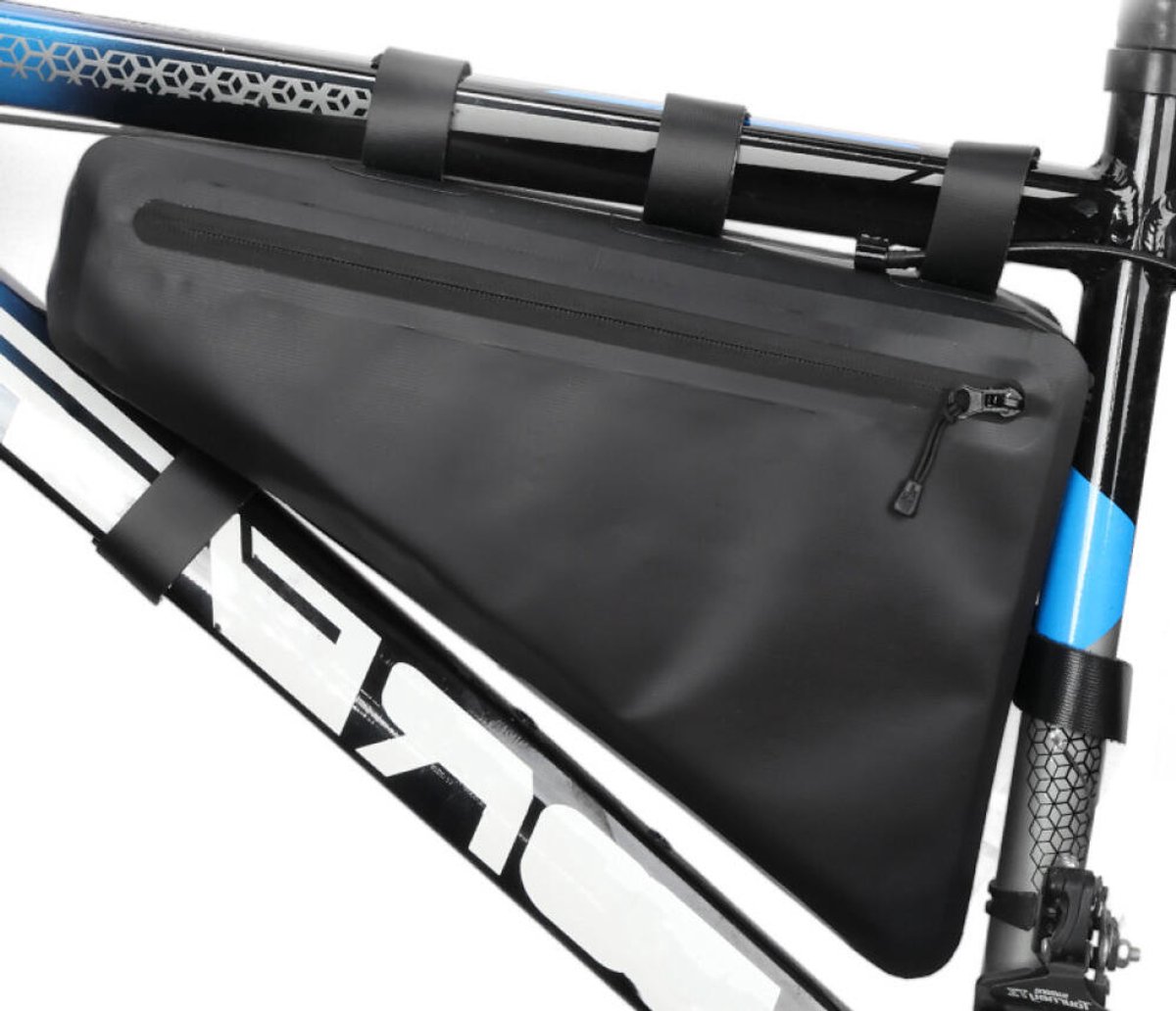 Hochwertige Fahrradrahmentasche – 4,5 Liter – Rahmentasche Für Mountainbikes/rennräder – Oberrohrtasche – Wasserdichte Rennradrahmentasche – Verstellbar