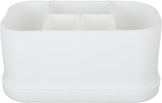 Aufbewahrungsbox – Zahnbürstenhalter Mit 5 Fächern – Zahnbürstenorganizer Mit Abflussloch – Silikon-zahnbürstenhalter Mit Saugnapf – Badezimmer