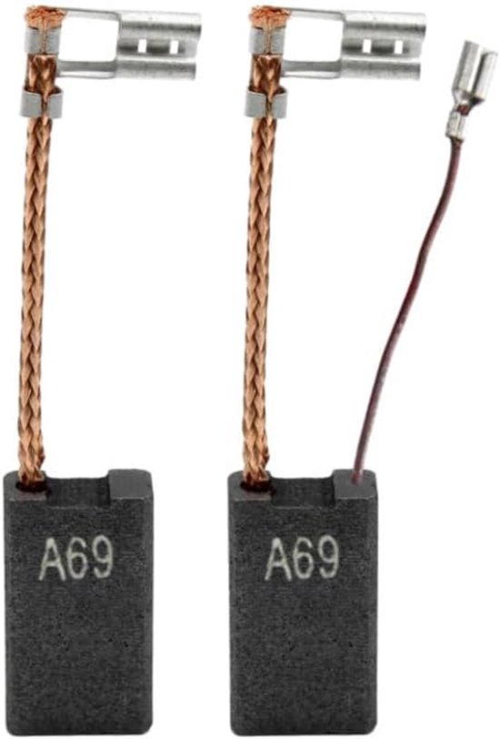 Ersatzkohlebürsten Für 4 Motoren, Passend Für Bosch Gbh 5-40 De / Gbh 5-40 Dce / Gsh 5 Ce / Gsh 5 E - 6,3x12,5mm.