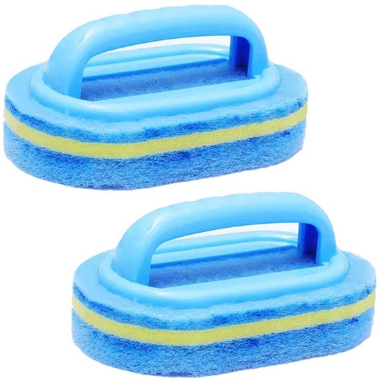 Reinigungsbürsten – Geeignet Für Die Reinigung Von Fliesen, Waschbecken, Badewannen Und Fenstern – Blau