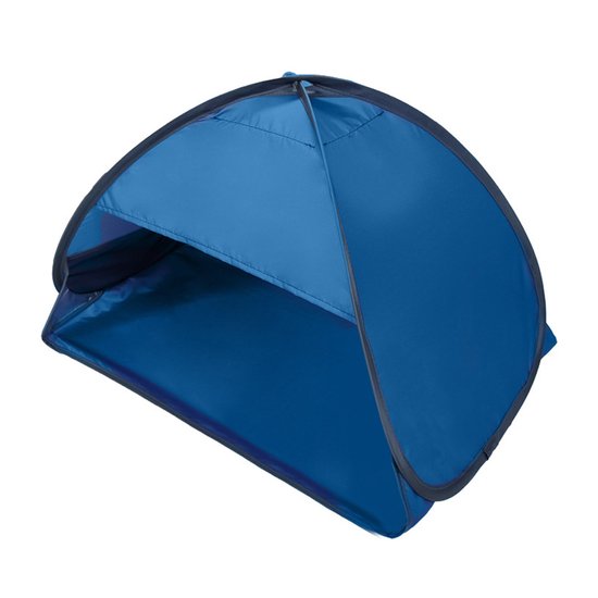 Kopfstützenzelt – Kleines, Faltbares Strandzelt Mit Handyhalterung Für Sonnenschutz Und Wind Im Freien (70 X 50 X 45 Cm) – Blau