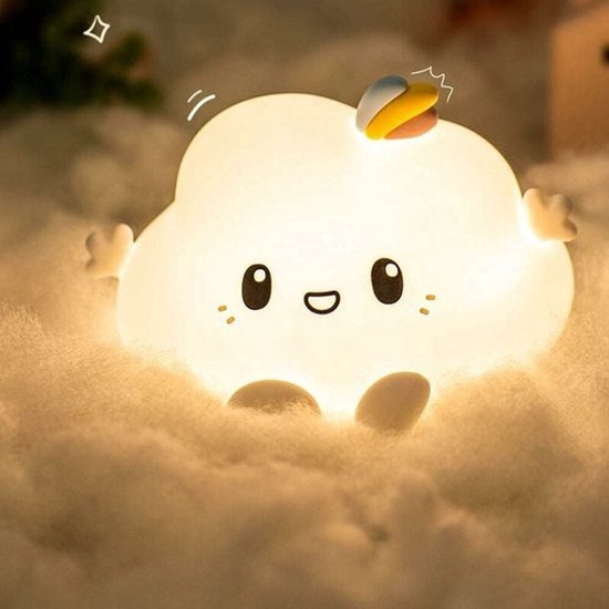 Nachtlicht Für Kinder – Led – Usb-aufladbar/netzstecker – Touch-funktion – 7-farbige Silikonlampe – Tragbar