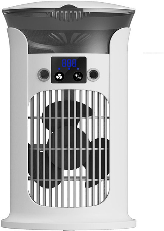 Tragbare Klimaanlage, 3-in-1, 800 Ml Mini-klimaanlage, 20 Db, Luftbefeuchter, Weiß
