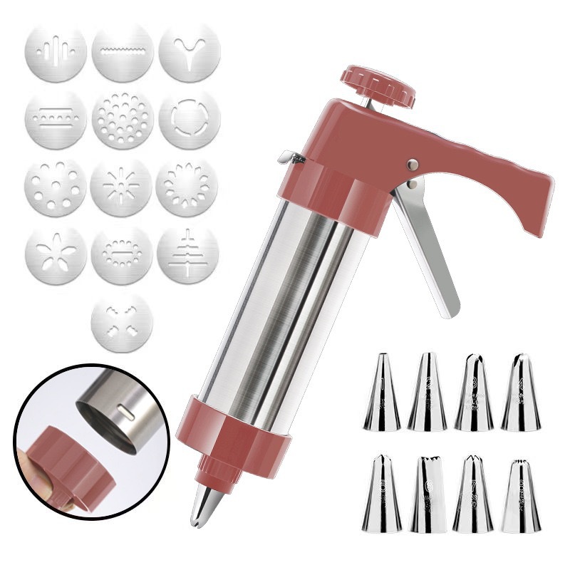 12-teiliges Küchen- Und Backbesteck-set Mit Edelstahl-holzgriffen, Inklusive Mixer, Schaufel, Spatel, Gabel Und Pizzaschneider