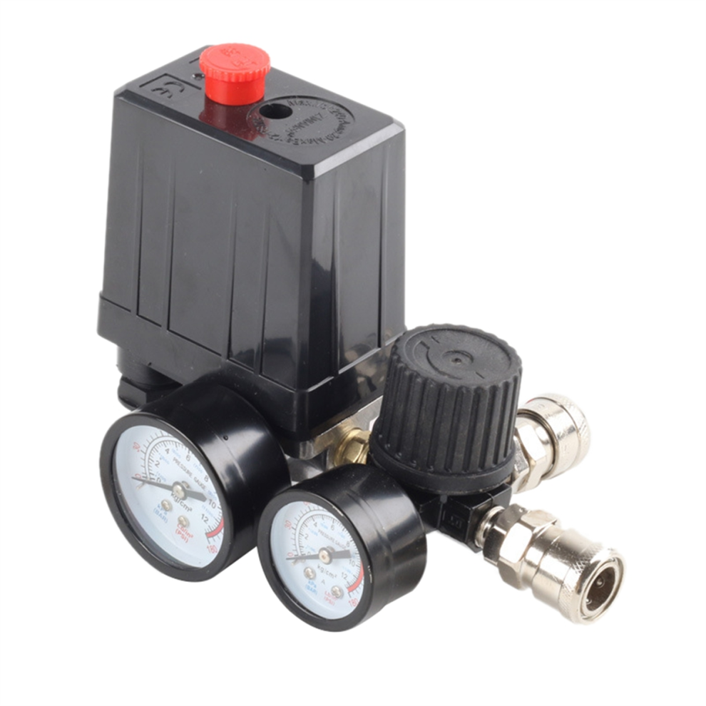 3000 L/min Luftpumpen-steuerventil, Manometer 0–180 Psi, 220 V/380 V