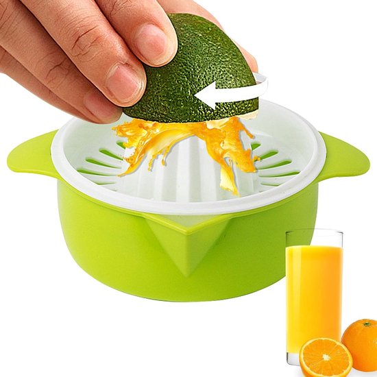 Manuelle Saftpresse – Limettenpresse – Küchenentsafter – Hochwertiges Pp-material – 15,5 X 8,5 Cm – Orange, Blau, Grün