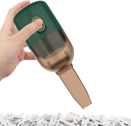 Tischstaubsauger – Mini-staubsauger – Für Die Tischreinigung – Kompakt Und Leicht – 11,9 Cm Lang – Dunkelgrün