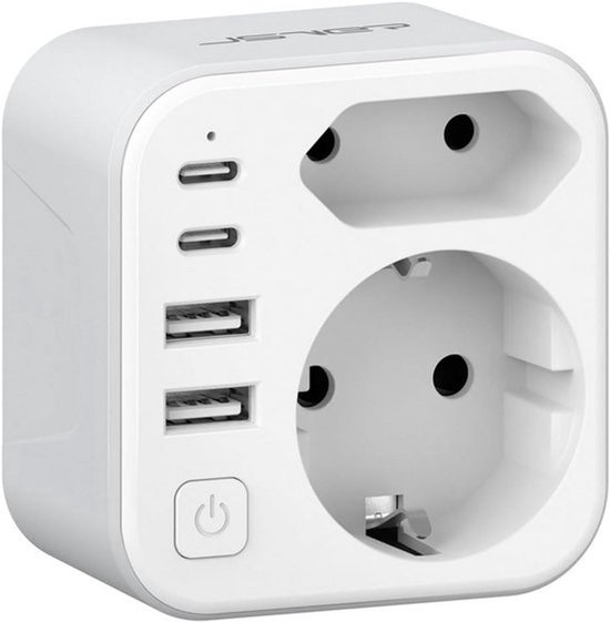 Reiseadapter Mit Usb-c- Und Usb-a-anschlüssen Für Australien Und China