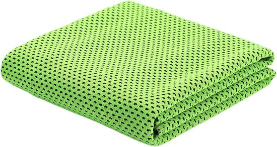 Kühlhandtuch – Nackenkühlhandtuch – Sport & Outdoor – Direkte Physikalische Kühlung – 30 X 80 Cm – Fluoreszierendes Grün