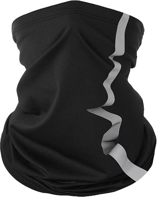 Gesichtsmaske Für Radfahrer - Atmungsaktiver Und Schnelltrocknender Nackenwärmer - Reflektierendes Design Für Radfahren Und Outdoor-aktivitäten - Hergestellt Aus Ij-seide (unisex)