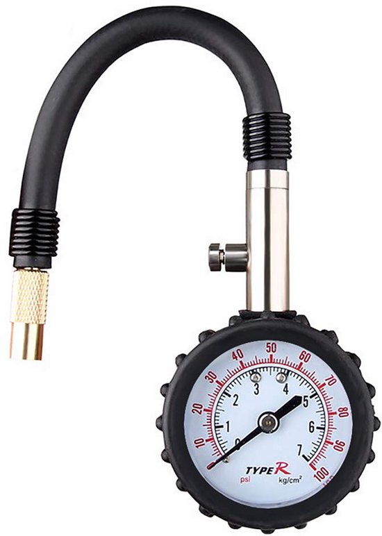 Digitales Reifendruckmessgerät Für Autos, Motorräder Und Fahrräder – 0–100 Psi