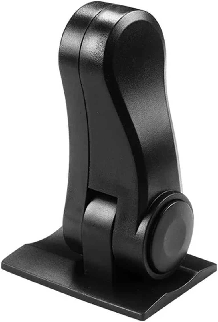 Türgriffschloss, Selbstklebendes Türgriffknaufschloss, Haushaltsausführung, Mehrfarbig (schwarz - 6er-pack)