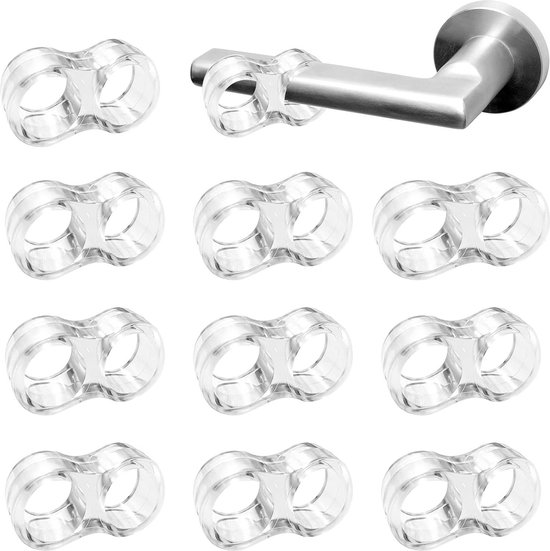 Silikon-türstopper – 10er-pack – Türgriffpolster – Flexible Türstopper – Schützen Wände Und Möbel