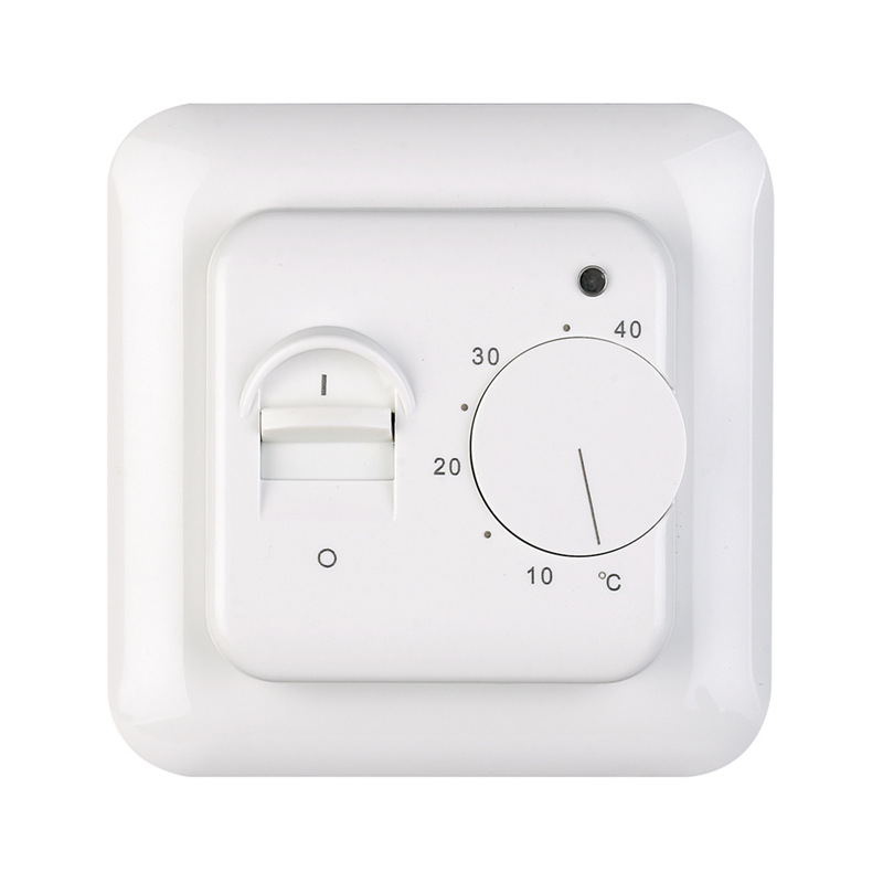 Rtc70.26 Elektrischer Fußbodenheizungsthermostat – 16 A – Thermostatpanel Für Fußbodenheizung – Mechanischer Thermostat – Inklusive 3-meter-sensor