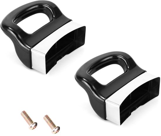 Bratpfannengriff-set – Ergonomisch, Hitzebeständig – Zweiteiliges Schwarzes Set