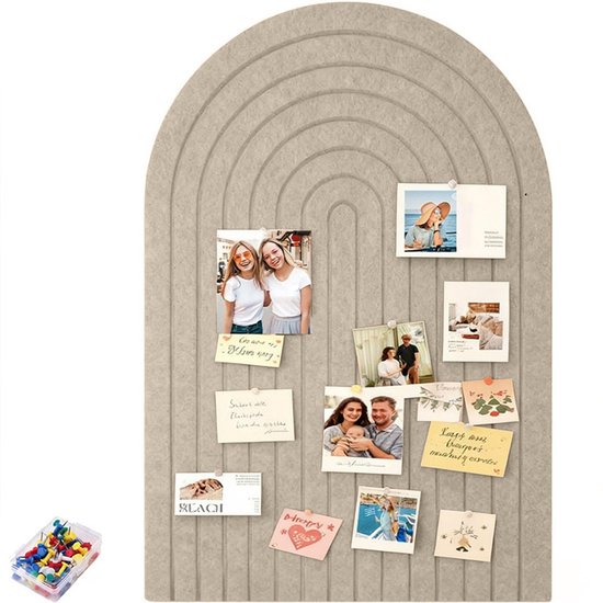 Große Korktafel (60 X 40 Cm) – Faltbare, Selbstklebende Filz-pinnwand Und Fotowand – Hellblau