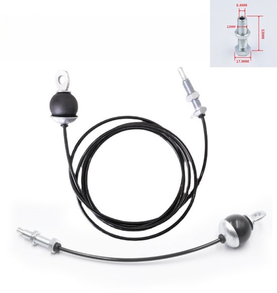 Fitness-seilzug, Ersatzkabelzubehör, Seilzugaufsatz Für Fitnessstudios, 5 Mm Dickes Hochleistungskabel, Für Heim-fitnessstudios, 2,5 M Kabel.