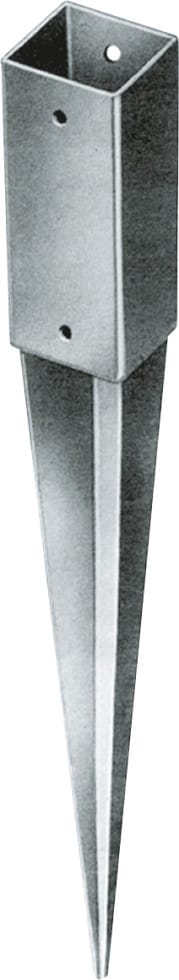 Trendline - Einschlagbodenhülse 91 x 91 x 750 mm Bodenhülse Einschlaghülse Pfosten