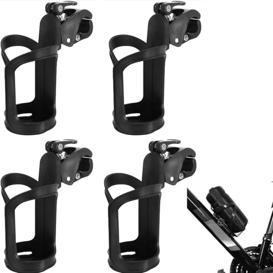 Fahrrad- Und Roller-flaschenhalter – 360-grad-drehbar – 4-teiliges Set – Universelle Becherhalter