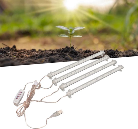 Led-pflanzenwachstumslampe – Pflanzenwachstumslampe – Vollspektrum – 30 Cm – Geeignet Für Zimmerpflanzen Und Sukkulenten