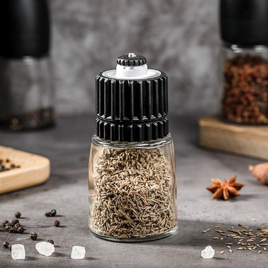 Nachfüllbare Salz- Und Pfeffermühle, Grillzubehör, Geeignet Für Pfeffer Und Gewürze, Salz- Und Pfeffermühle Mit Einstellbarem Mahlwerk