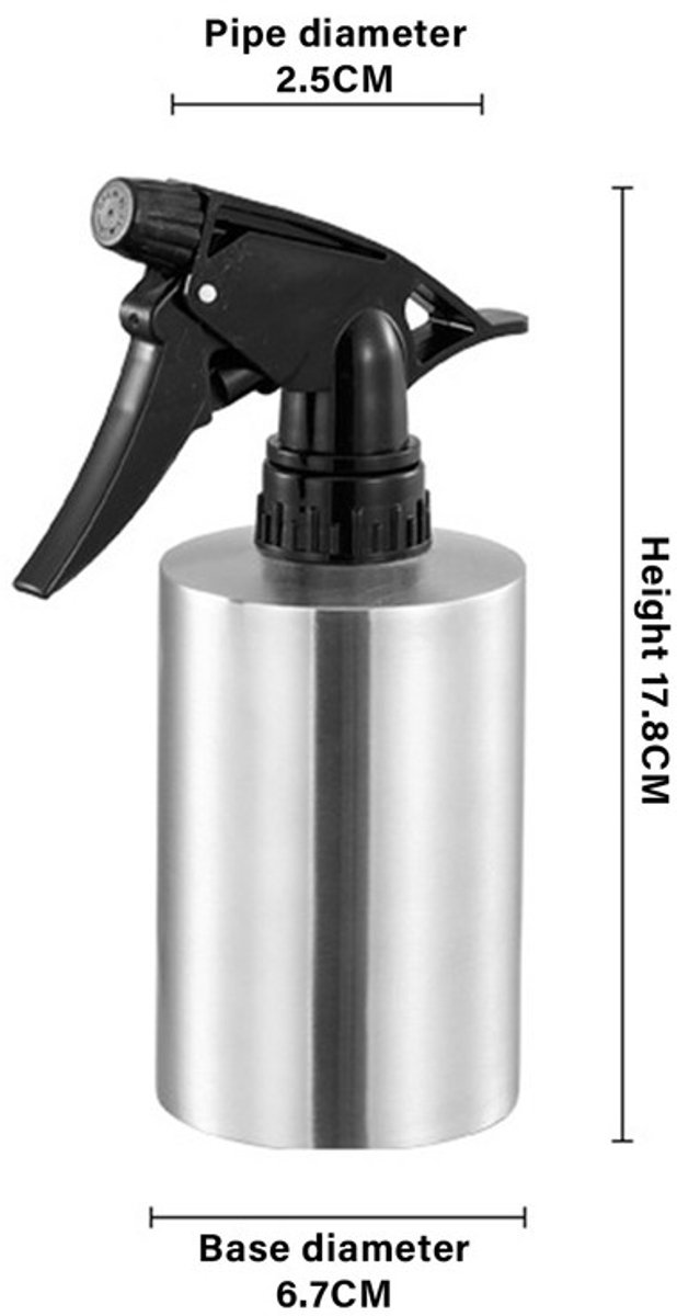 Gießkanne – Handgießkanne Mit Sprühfunktion – Leichtgewicht – 550 Ml – Multifunktionale Sprühkanne – Geeignet Für Gartenpflanzen – Silber