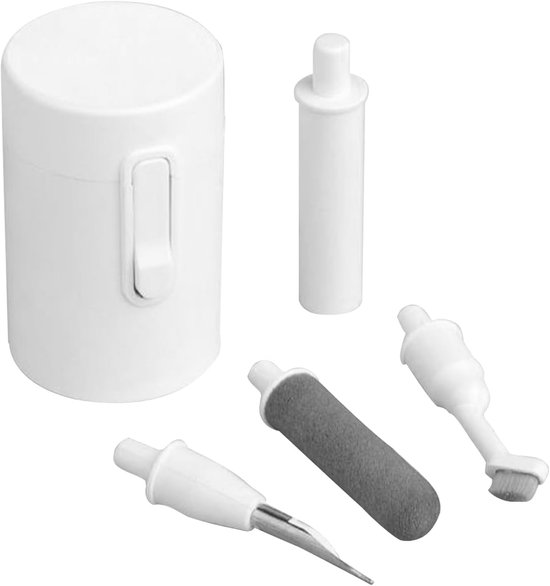 Reinigungsset Für Ladebuchsen – Bürstenreinigungswerkzeug – Gerätereinigung – Multifunktionales Präzisionswerkzeug – 43 X 28 X 28 Cm – Weiß