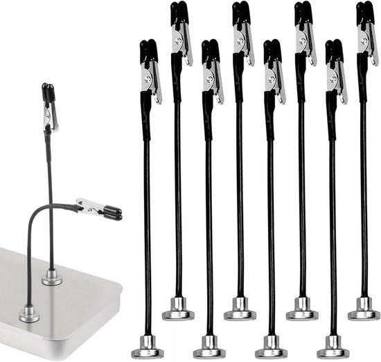 8-teiliges Assistenzhandsystem Mit Magnetfuß Und Flexiblem Schwanenhals, Metallarme Für Präzisionsschweißen, Dritte Hand