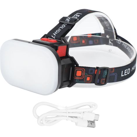Stirnband-angellampe, Led-stirnband-angellampe Aus Aluminiumlegierung, Geeignet Für Den Außenbereich – Weißes Licht