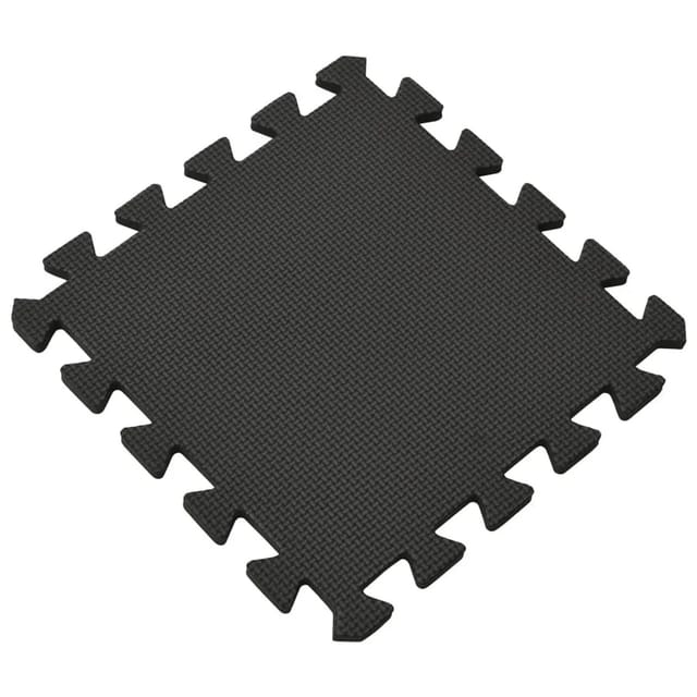 Bodenmatten 54 Stk. 4,86 m² EVA-Schaumstoff Schwarz Vidaxl