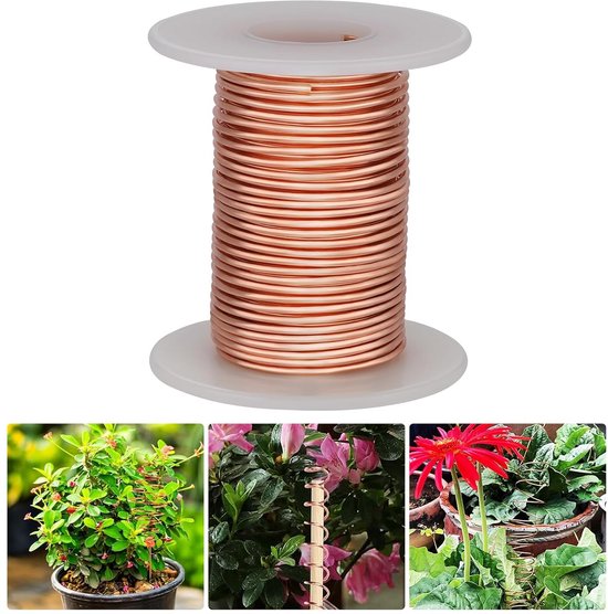 Reiner Kupferdraht, Geeignet Für Gartenarbeiten, Schmuckherstellung Und Elektrische Anwendungen.